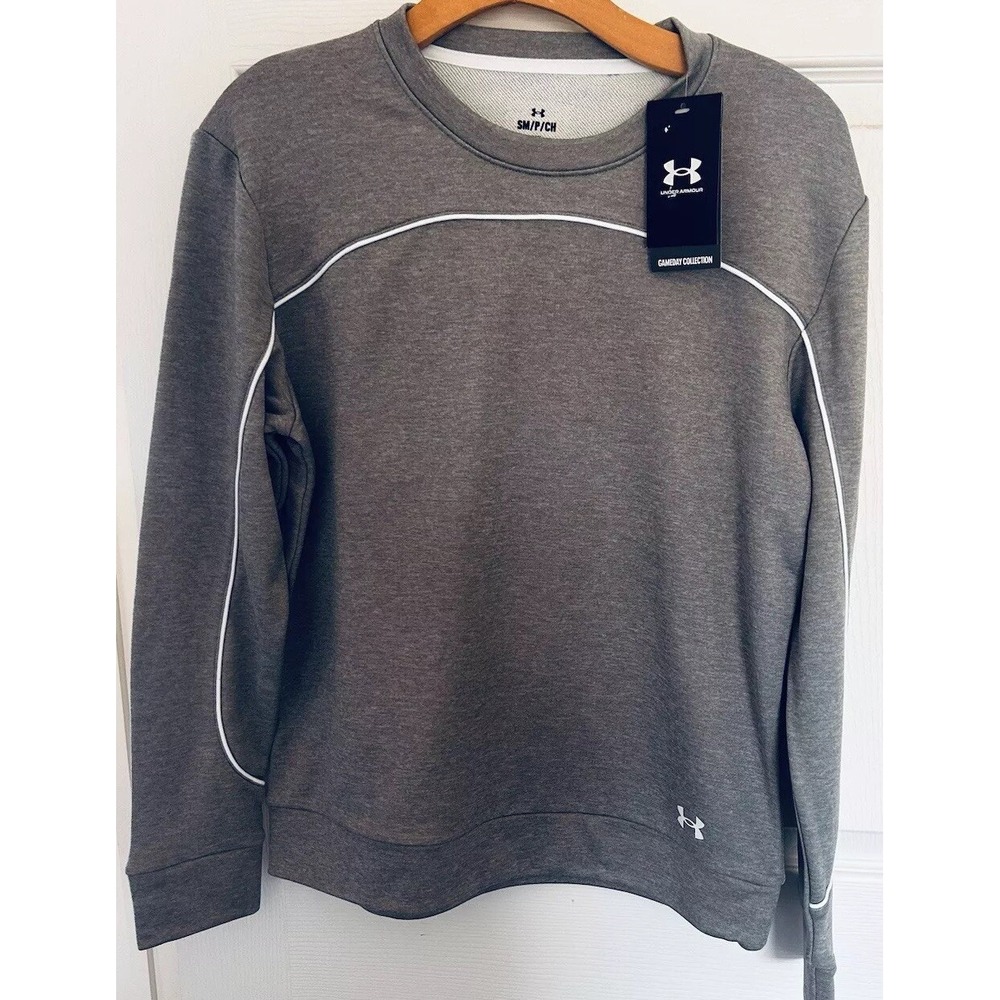 Under Armour Golf Pullover Women's Fleece S Sweatshirt Performance‎ Gray BxF/MM